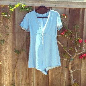 Chambray Zara Romper